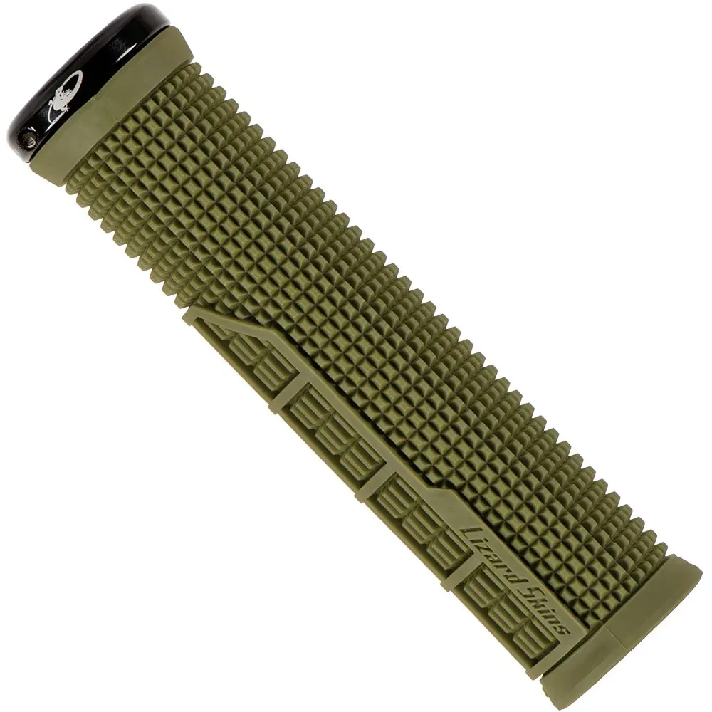 uPRISE Bikes Lizard Skins Machine Single Clamp Lock-On MTB Grips - 135mm - Green | Price match, 365 day return s, 18-Month Warranty, Finance Available & Free UK Delivery